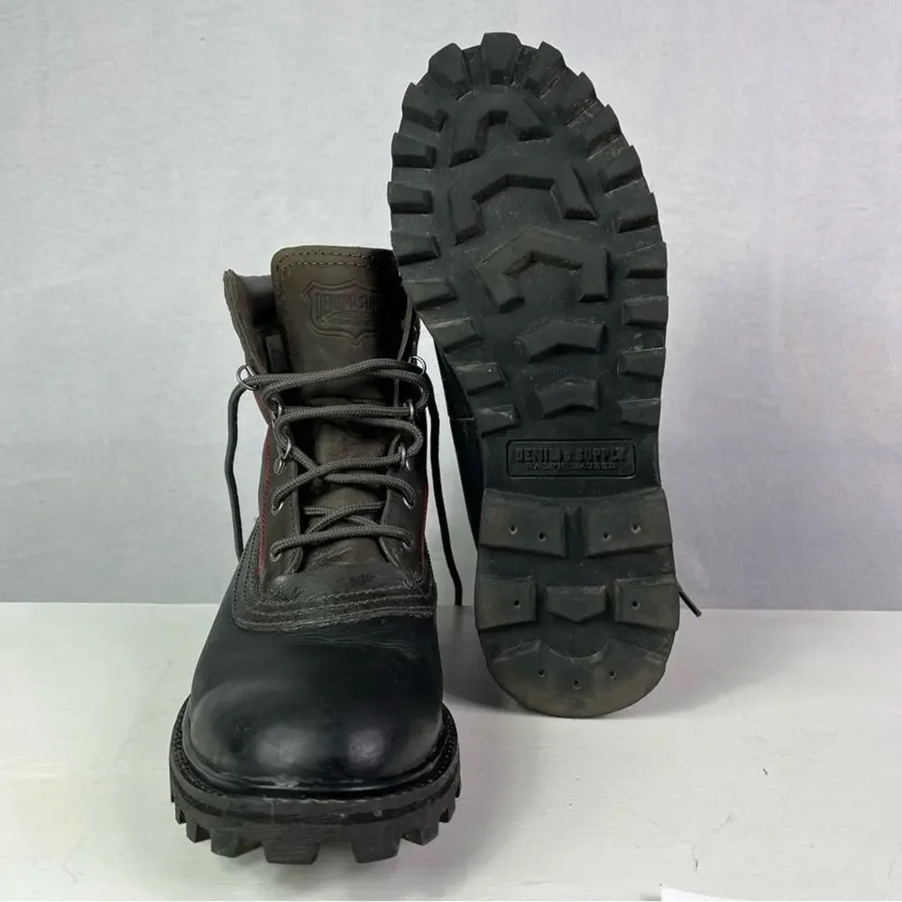 Ralph Lauren Denim & Supply Boots Men’s 11D Brown Field Lace UP